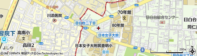 東京都文京区目白台2丁目9周辺の地図
