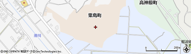 千葉県銚子市粟島町周辺の地図