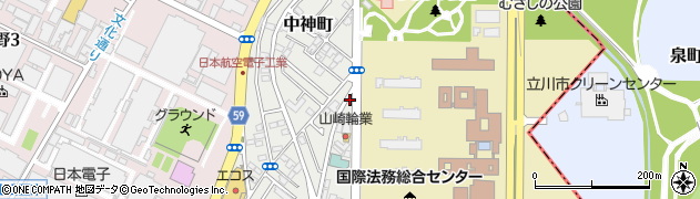 東京都昭島市中神町1356周辺の地図