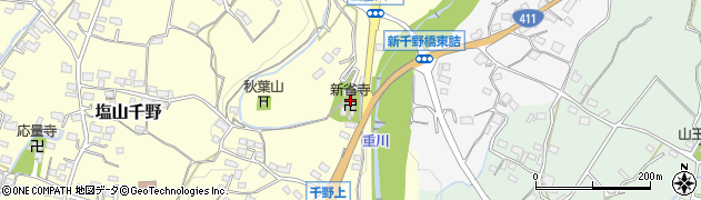 新省寺周辺の地図