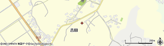 横芝停車場吉田線周辺の地図