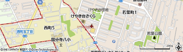 立川けやき台郵便局周辺の地図