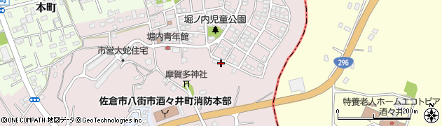 千葉県佐倉市大蛇町397周辺の地図