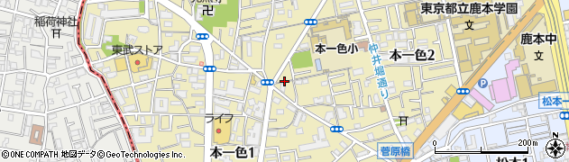 東京都江戸川区本一色2丁目8周辺の地図