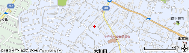 千葉県八千代市大和田123-3周辺の地図