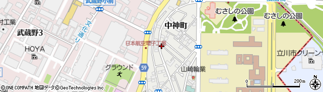 東京都昭島市中神町1366-80周辺の地図