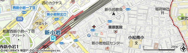 株式会社ミニテック新小岩店周辺の地図