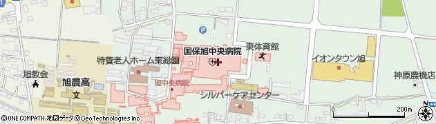 ローソン旭中央病院店周辺の地図
