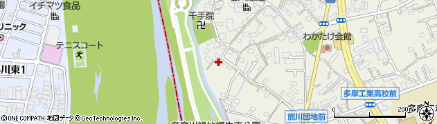 東京都福生市熊川46周辺の地図