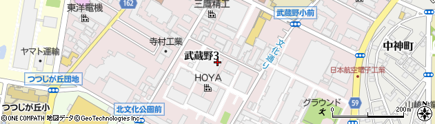 ＨＯＹＡ株式会社　昭島工場Ｒ＆Ｄセンター周辺の地図