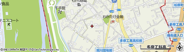 東京都福生市熊川67周辺の地図