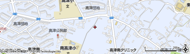 千葉県八千代市高津周辺の地図