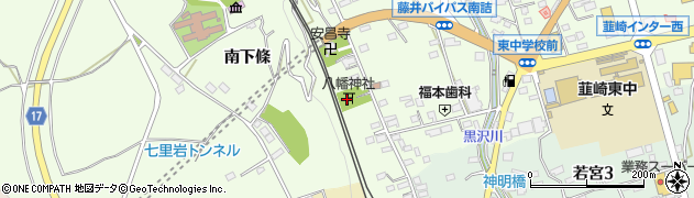 福地八幡神社周辺の地図