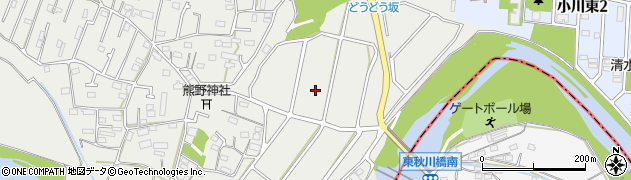 東京都あきる野市小川周辺の地図