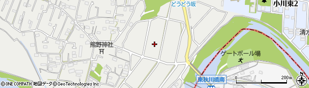 東京都あきる野市小川周辺の地図