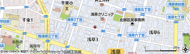 浅草 柳 since1985周辺の地図