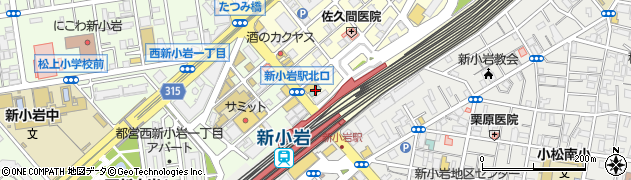 スマイルホテル東京新小岩周辺の地図