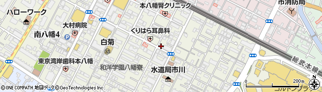プランセスタムタム南八幡店周辺の地図