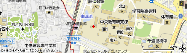 学習院大学富士見会館周辺の地図