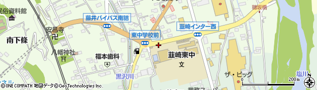 韮崎東中周辺の地図