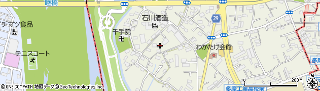 東京都福生市熊川58周辺の地図