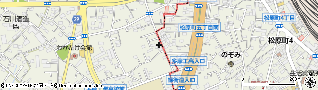 東京都福生市熊川241周辺の地図