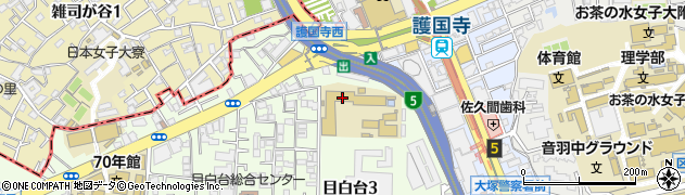 筑波大学附属視覚特別支援学校周辺の地図