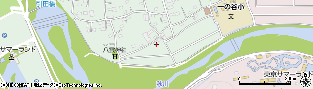 東京都あきる野市引田781周辺の地図