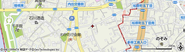 東京都福生市熊川409周辺の地図