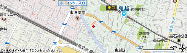 ヤクルト千葉県ヤクルト　販売市川中央センター周辺の地図