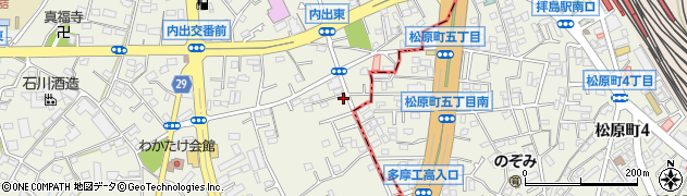 東京都福生市熊川416-19周辺の地図