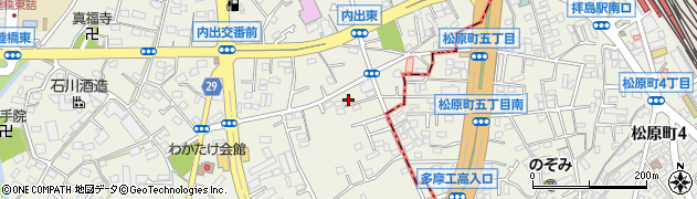 東京都福生市熊川416周辺の地図
