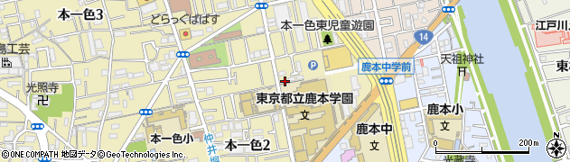 東京都江戸川区本一色2丁目25-1周辺の地図