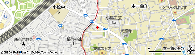 東京東信用金庫新小岩支店周辺の地図