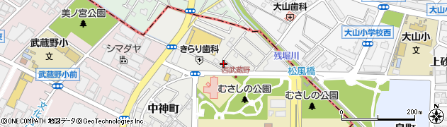 東京都昭島市中神町1371-73周辺の地図