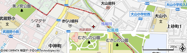 東京都昭島市中神町1371-84周辺の地図