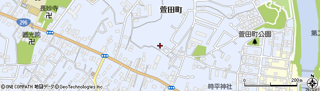 千葉県八千代市萱田町周辺の地図