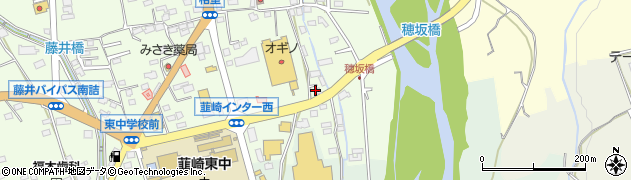 韮崎長生館周辺の地図
