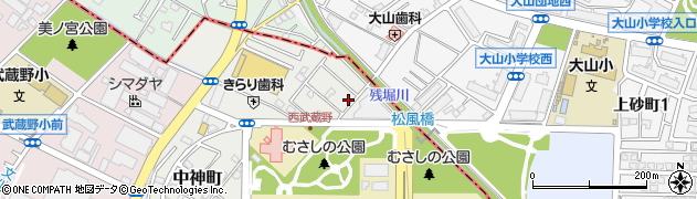 東京都昭島市中神町1373-18周辺の地図