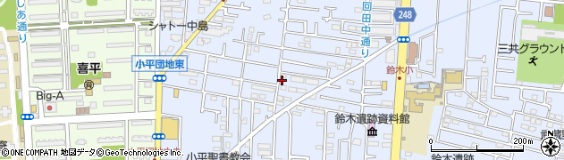 東京都小平市回田町72周辺の地図