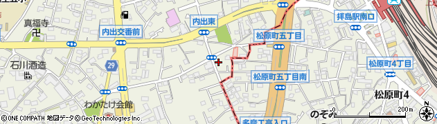東京都福生市熊川419周辺の地図