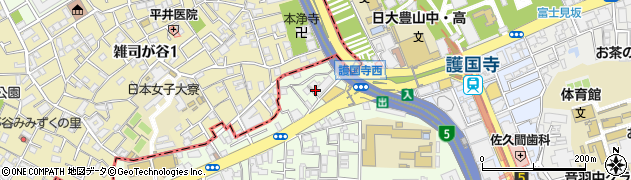 東京都文京区目白台2丁目16周辺の地図