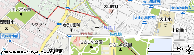 東京都昭島市中神町1373-14周辺の地図