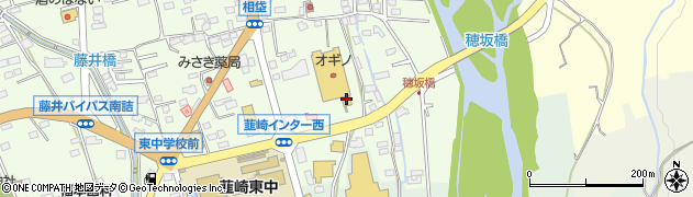 しゃぼんオギノ韮崎ショッピングセンター店周辺の地図