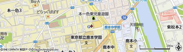 東京都江戸川区本一色2丁目25周辺の地図