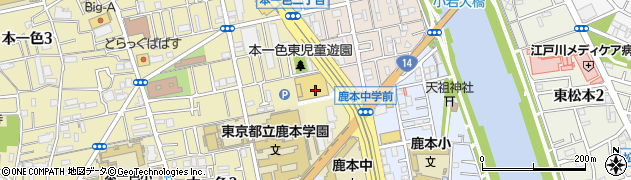 東京都江戸川区本一色2丁目25-12周辺の地図