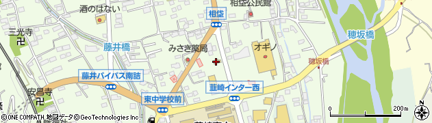 マクドナルド韮崎店周辺の地図
