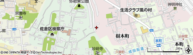 千葉県佐倉市大蛇町732周辺の地図