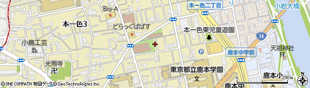 東京都江戸川区本一色2丁目13周辺の地図