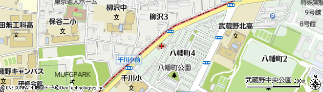 武蔵野市障害者福祉センター千川作業所周辺の地図